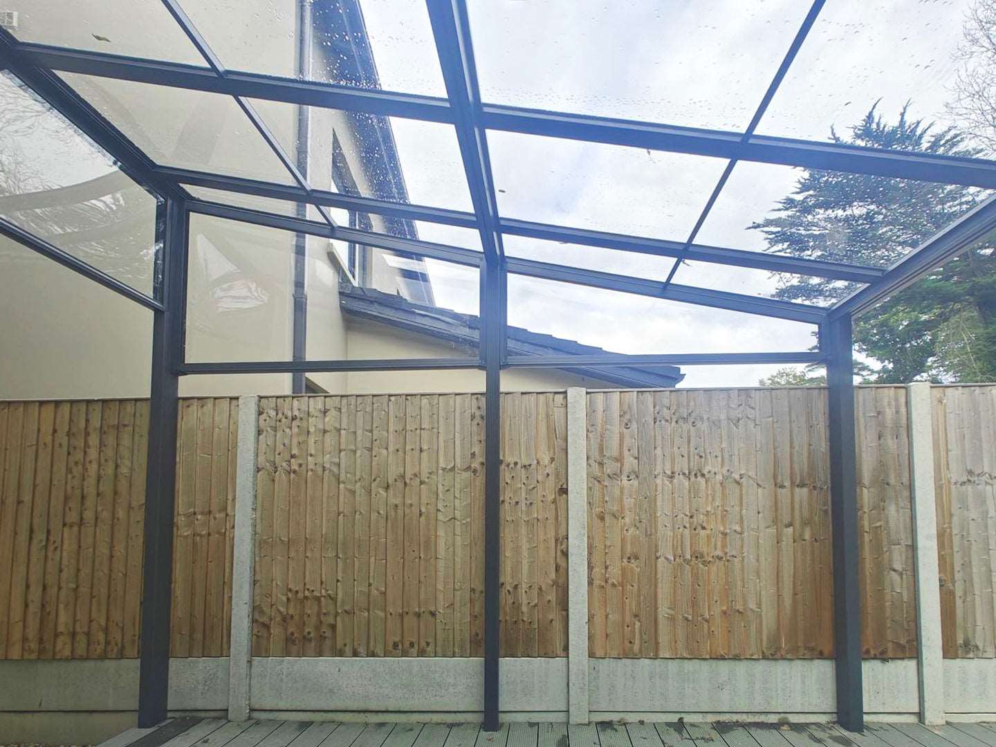Aluminium canopy installers in Ireland