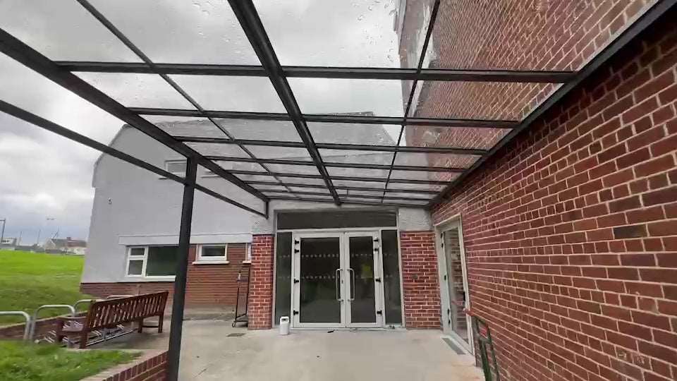 Walkway canopy installed in Donnybrook, Dublin 4, School