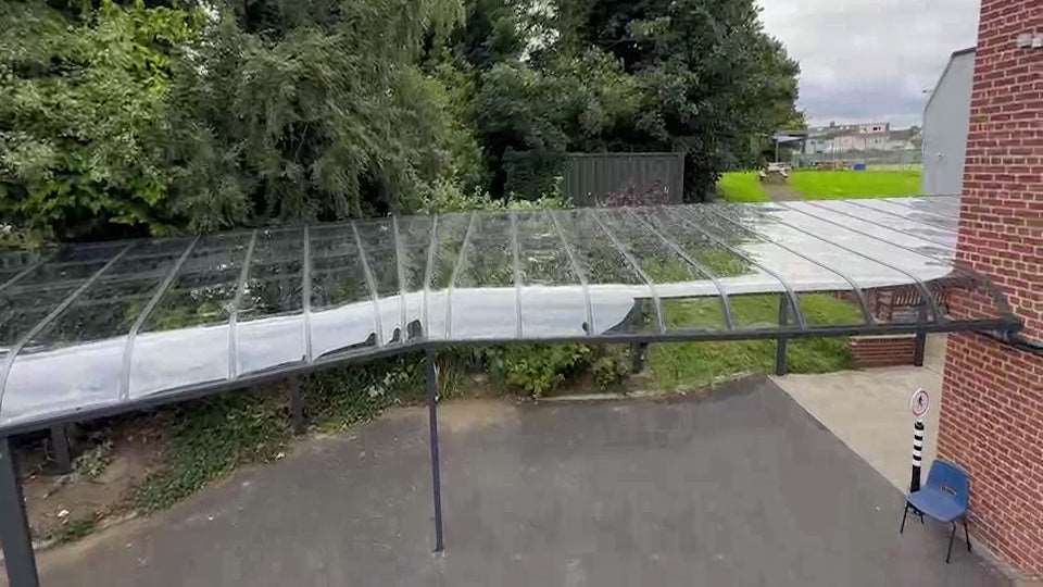Custom made aluminium canopy