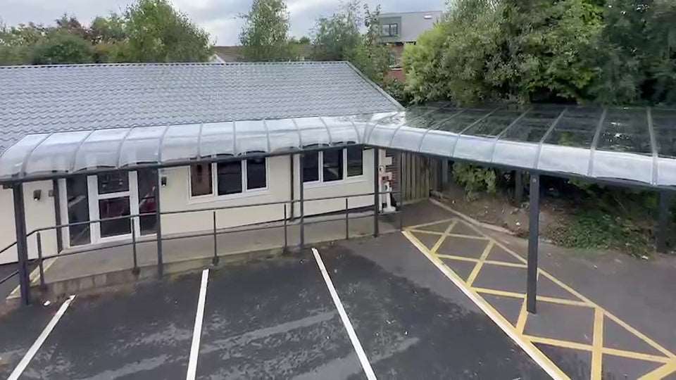 Custom made patio canopy in Ireland