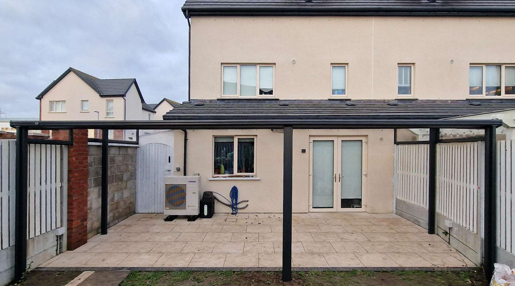 Aluminium canopy installed in Bellingsmore, Dublin 15