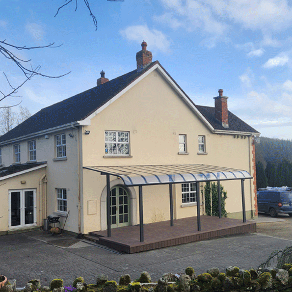 Aluminium canopy manufacturers in Ireland