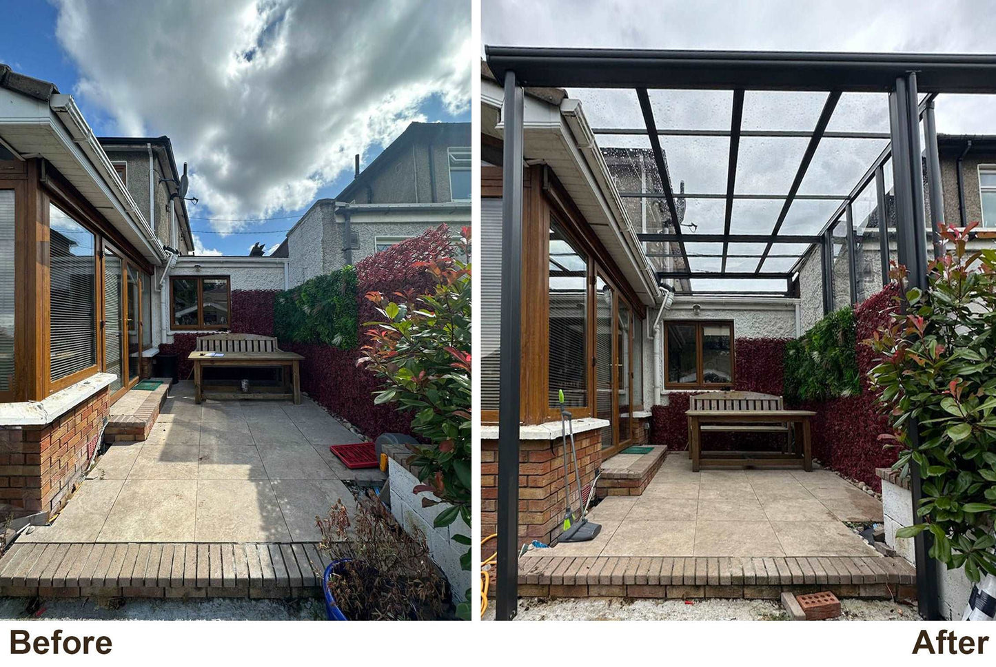 Aluminium canopy manufacturers and installers in Ireland