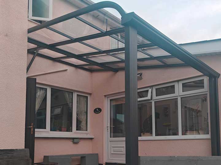 Custom made aluminium canopies