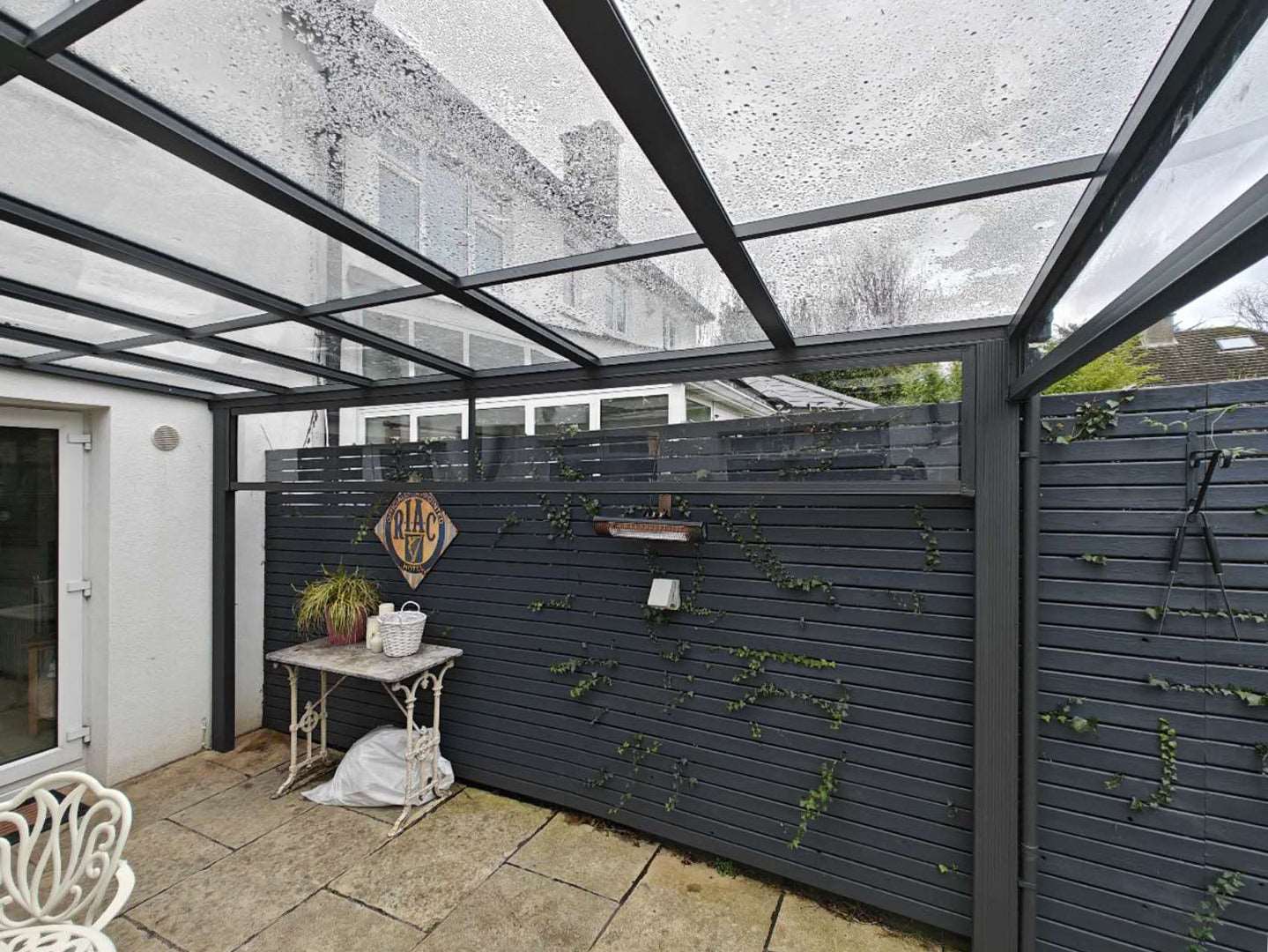 Garden patio canopies in Ireland