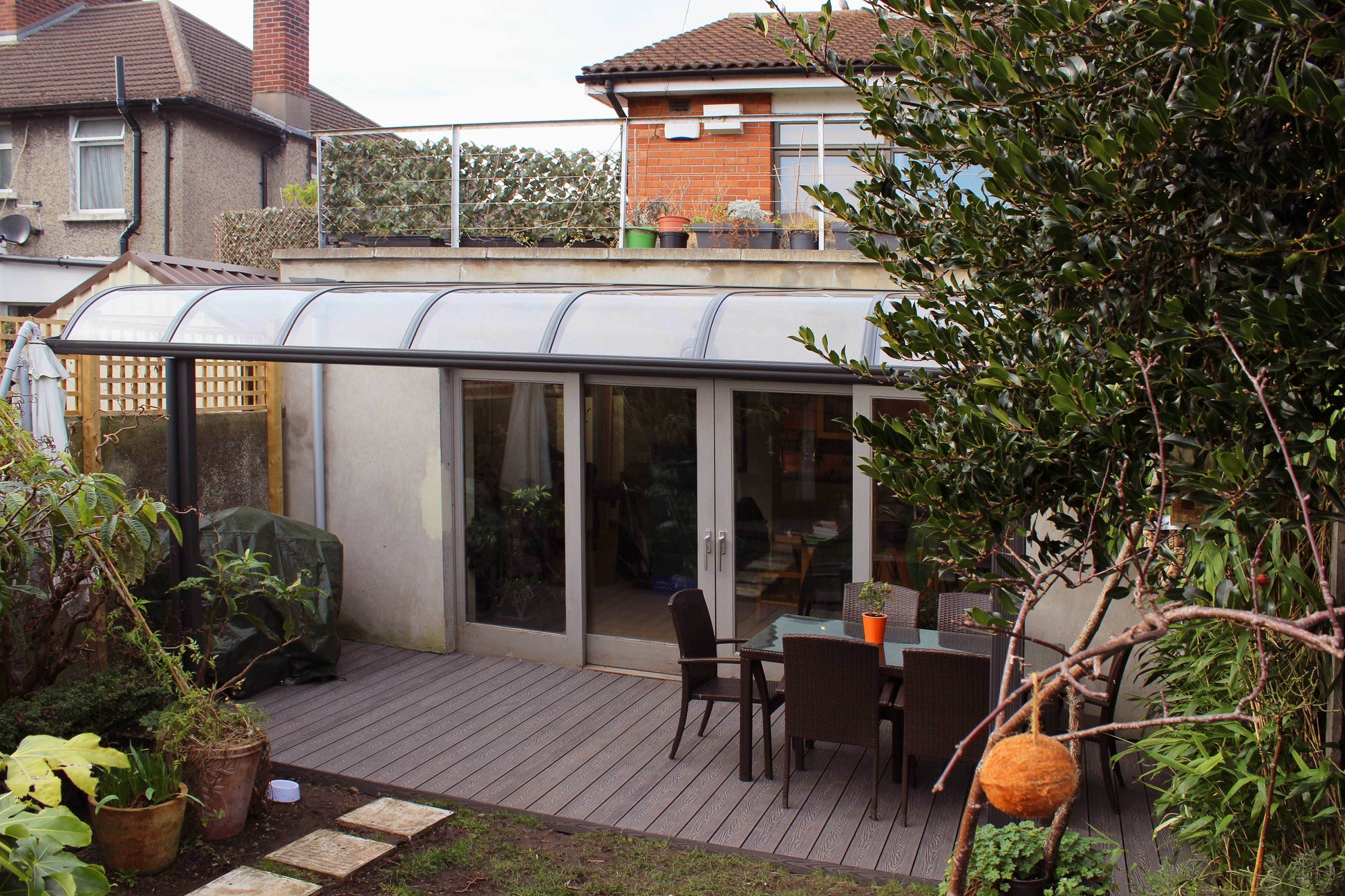 Harold's Cross, Aluminum Canopy with Decking