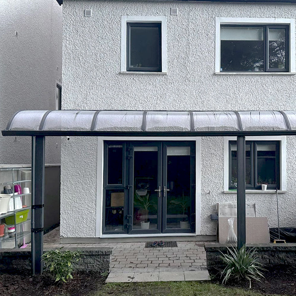 Aluminium canopy installed in Lucan