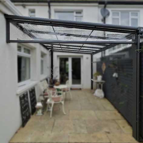 Aluminum Canopy in Park Road Dublin 16 Ireland