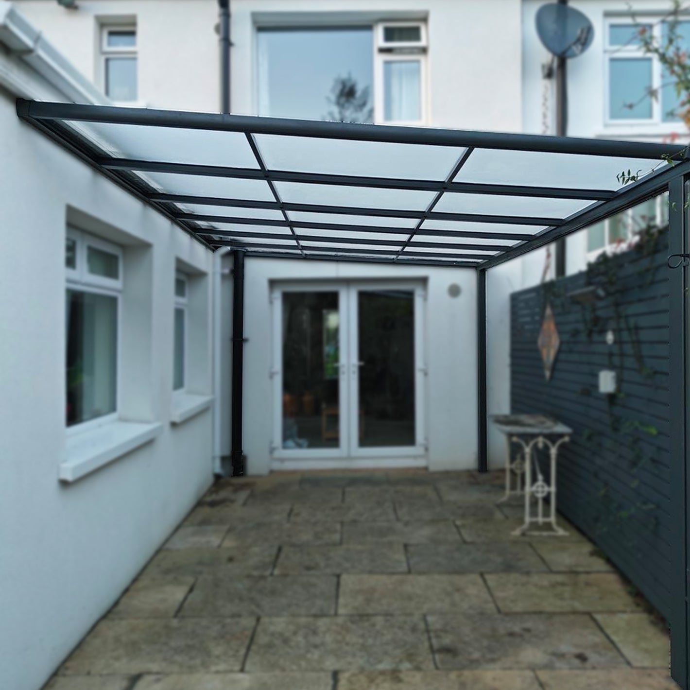 Bespoke aluminum canopy in Dublin