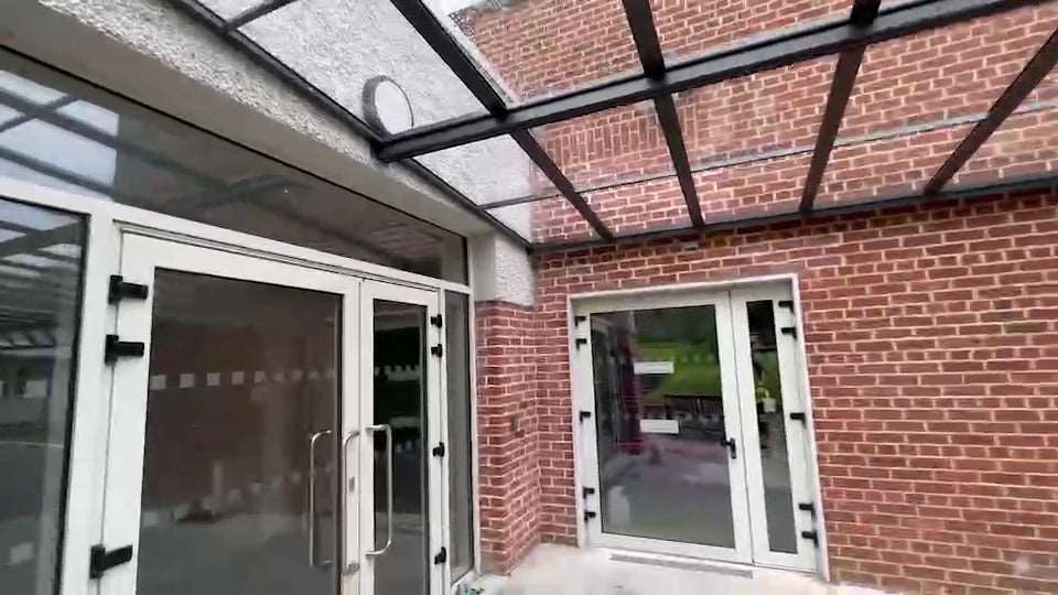 Walkway canopy installed in Donnybrook, Dublin 4, School
