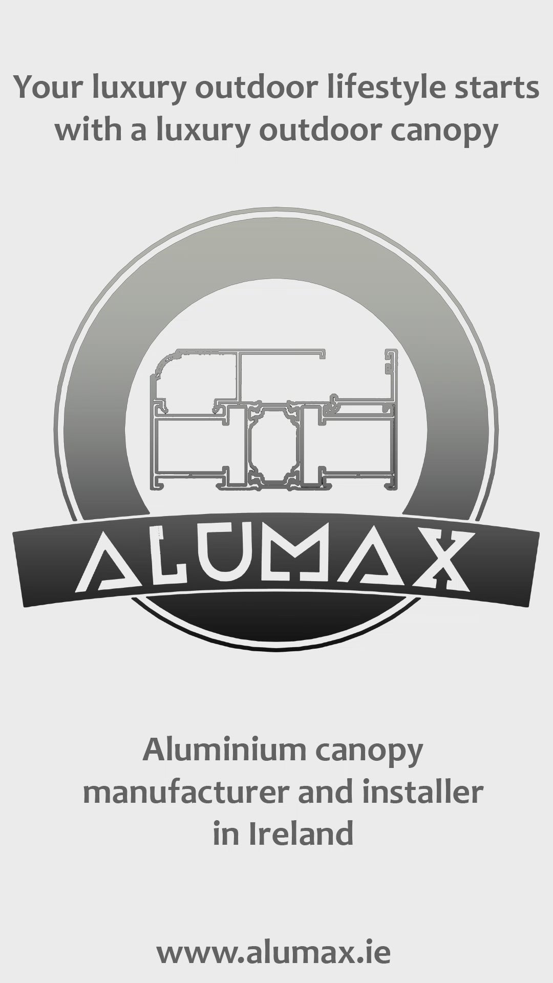 Aluminium canopy installed in Peters Pub, Dunshaughlin, Co Meath
