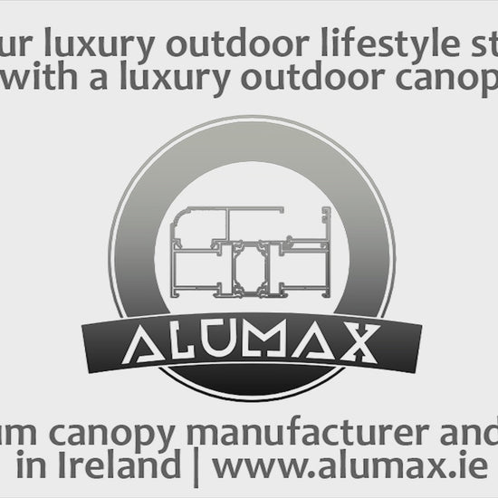 Custom Made Aluminium canopies in Ireland