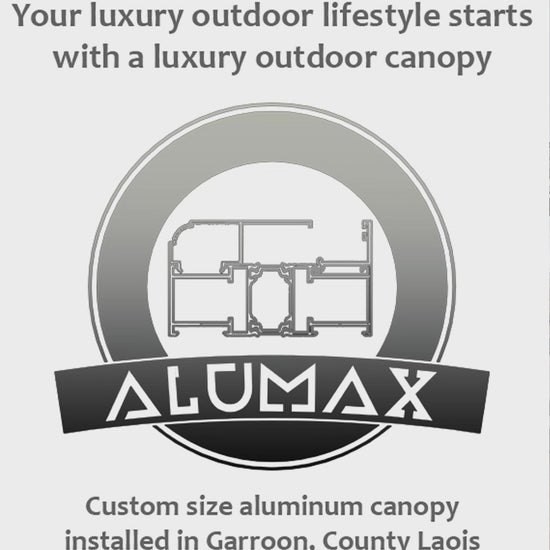 Custom size aluminum canopy in Garroon County Laois
