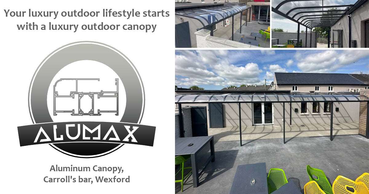 Aluminium Canopy Manufacturers, Ireland
