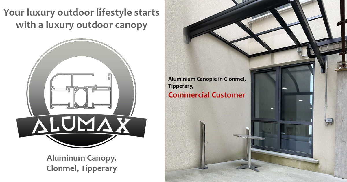 Aluminium canopy in Clonmel, Tipperary