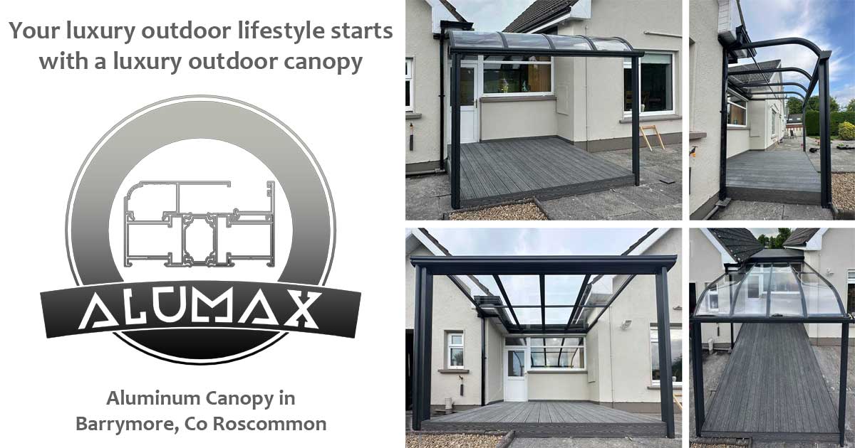 Aluminum Canopy in Barrymore, Co Roscommon